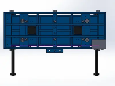 Yoga mat press machine 3D print model
