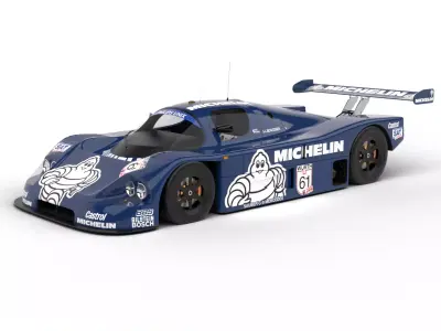 Mercedes Benz C9 1987 Sauber Michelin Racing 3d model 3D model