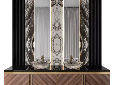 Luxury Bathroom 60 3D model