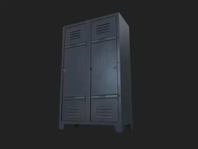 Locker Low-poly 3D model