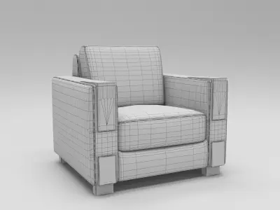 Squareton sofa 3D model