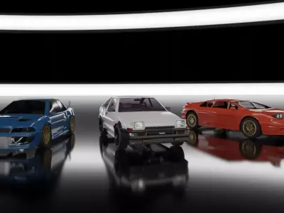 Car Triad 3D Model Pack