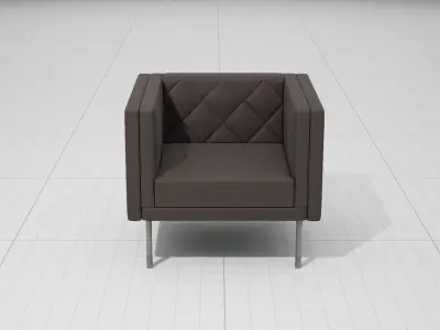 PlusHalle Harlequin Chair UE4 Low-poly 3D model