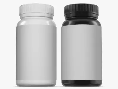 Vitamin Bottle  3D model