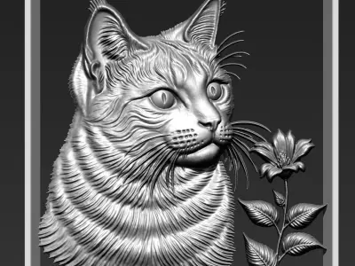 Cat A16 3D print model