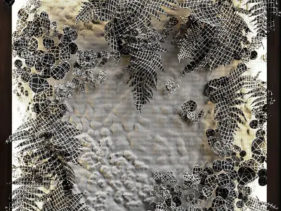 Vertical gardens 3D model