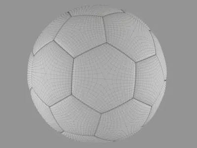 Football soccer ball 3D model get