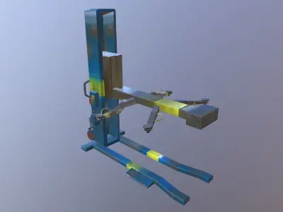 Car Pose Low-poly 3D model