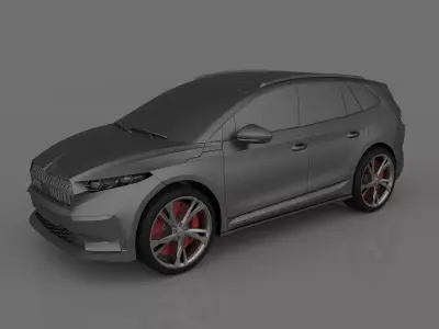 Skoda Enyaq IV Ready to Print STL Files 3D print model