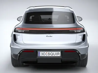 Porsche Macan Turbo 2025 3D model