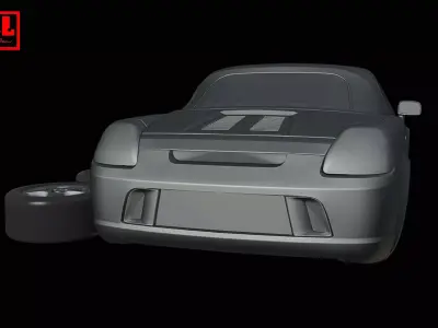 Toyota MR2 W30 Toyota MR-S Spyder Roadster 1999-2007 3D print model