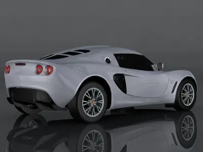 Lotus Exige Cup 240 Low-poly 3D model