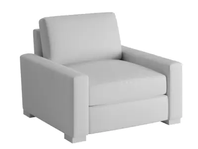 Otto Single Seat Sofa 3D model