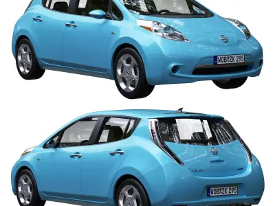 NISSAN LEAF 2011 3D model