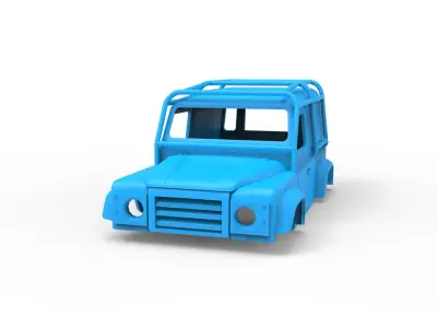 Land Rover Defender 90 LE 1997 3D model