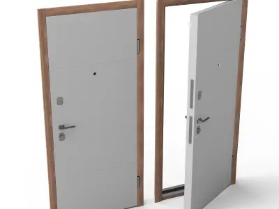 Quancy Door 3D model