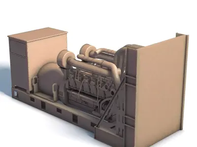 Generator 3D print model