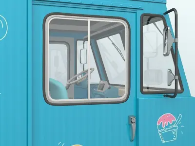 Ice Cream Truck 3D model