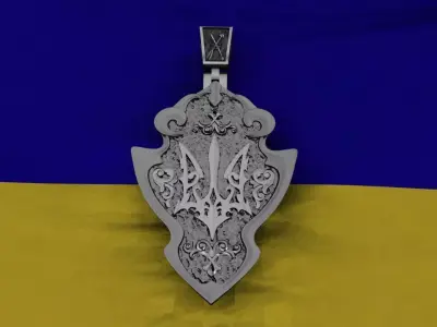 Ukrainian Trident 3D print model