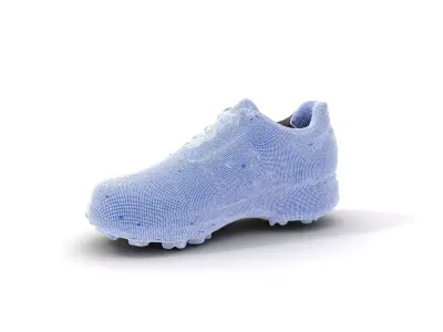 White Golf Shoe model pack Low-poly 3D model