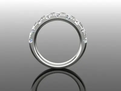 Band Ring 3D print model 77