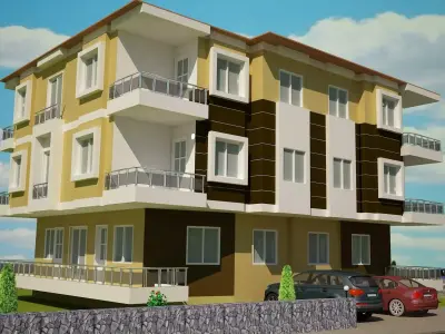 EXTERIOR OF BUILDING 3D model
