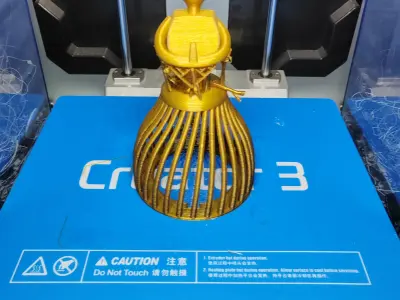 Angel Christmas Ornament 3D print model