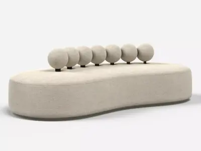 Sofa AGO DOUBLE by Archipelago 3D model