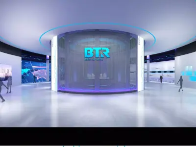 Science and technology enterprise exhibition hall design 3D model