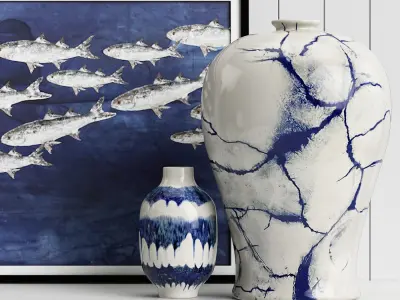 Williams Sonoma Home Decor set 3 3D model