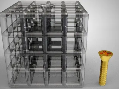 Cube Trinket 3D print model