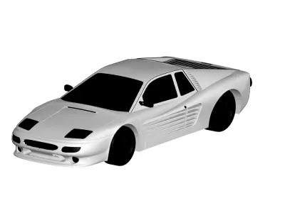 ferrari 512 3D model