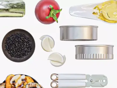 Kitchenware set for the kitchen 3D model