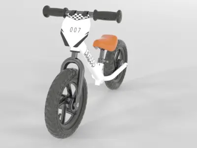 KRIDDO Toddler Balance Bike 3D model