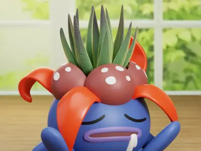 GLOOM PLANTER DECORATION - 2 MODELS 3D print model