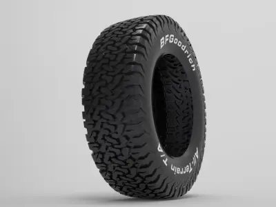 BF Goodrich All-Terrain Offroad Tire  3D model