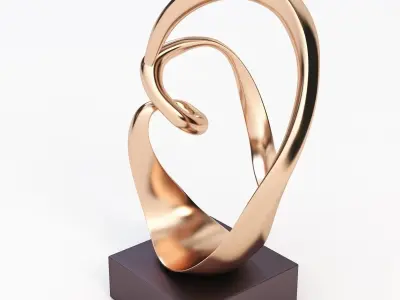 Kieff Grediaga Antonio Bronze Sculpture 3D model