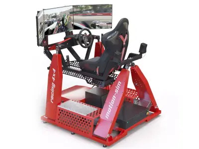 Racing Game Simulator motion sim 3D model