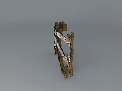 Yngwie Malmsteens stolen abstract guitar Free 3D model