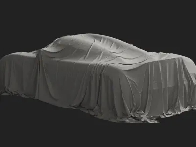 Sportcar Cover 05 3D model