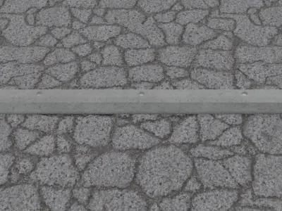 Parking Block 2 Low-poly 3D model