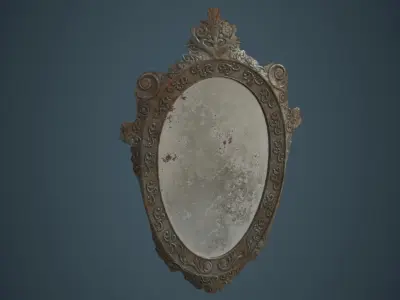 Mirror 2B Low-poly 3D model