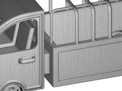 Stylish Mini Truck 3D print model