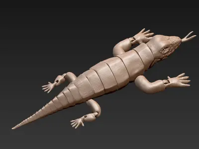 Komodo Dragon 3D model