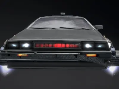 Sci Fi Car model concepted to the car from Ready Player One 3D model