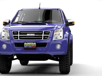 ISUZU DMAX 2006   Low-poly 3D model