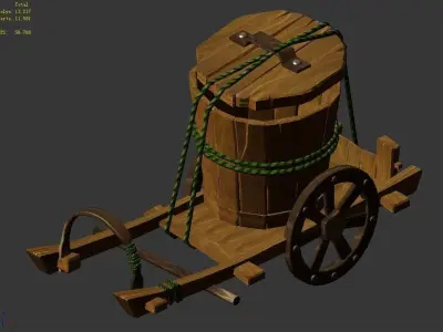 Game City - Cart 21 3D model
