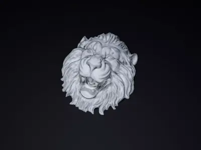 lion magnets 3D print model