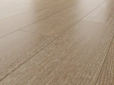 Wood floor Oak Malmo Brushed 3D model