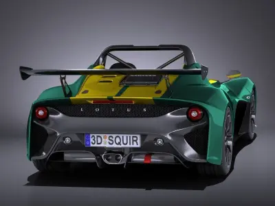 Lotus 3-eleven 2017 VRAY 3D model